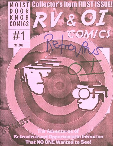 RV&OI Comics #1 third printing Autographed Version